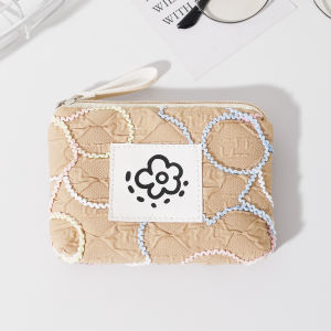 Korean Style Ins Lipstick Wallet New 2025 Handheld Compact Storage Card Holder for Women Keychain Earphone Accessory