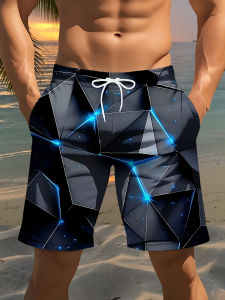 Hot Toys | 2026 Hot Selling New Geometric 3D Printed Fashionable Outdoor Breathable Quick Drying Street Y2K Shorts for The Summer of 2026