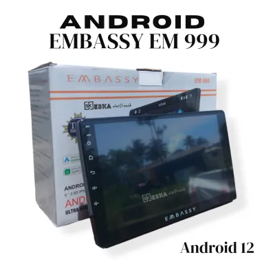 Headunit Android Embassy 9 Inch EM 999 VENUS 2/32 Carplay Android Auto Paket Promo Kamera