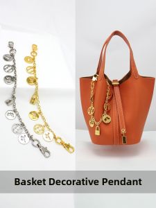 Decorative Chain Lock Head Basket Bag Accessories DIY Evelyn Single Purchase Home Garden Packaged Ornament