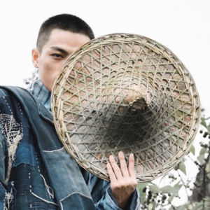 Mũ Câu Cá Dệt Tre Thủ Công Mũ Câu Cá Nam Nhọn Áo Mũ Cỏ Nữ Câu Cá Chống Nắng Chống Mưa Phong Cách Cổ Xưa Trang Trí Khiêu Vũ Quân Đội Đỏ Chống Đỡ