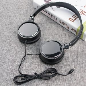Original Universal Headphone Over Ear HiFi Stereo Sound Portable Wired Headset for Mobile Phone