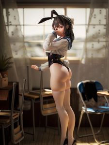 Bandai | Sailor Suit Girl Peripheral Figurine Model Table Decoration Birthday Gift Trendy Toy Scene Decoration Car Decoration