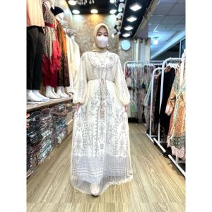 GAMIS PREMIUM LEBARAN 2024 JIHAN SET DRESS GAMIS - SET TILE PREMIUM - BAJU KONDANGAN WANITA - GAMIS BUTIK EDISI LEBARAN
