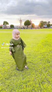 GAMIS KAFTAN ANAK KATUN SHIMMER 1 / KAFTAN ANAK LUCU / BAJU MUSLIM ANAK TERBARU / GAMIS LEBARAN ANAK
