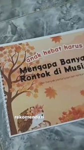 Buku Pengetahuan Anak – Mengapa Banyak Daun Rontok di Musim Gugur? Buku Ensiklopedia Anak Kertas Sangat Tebal Ukuran A4