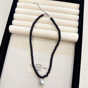 Red Waterdrop Pearl Necklace Womens Style Luxury Sensation Clavicle Chain Fashion Jewelry Fresh out Brand Yitong
