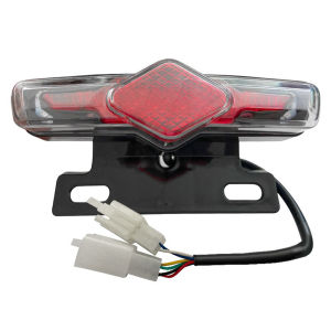 Đèn hậu xe đạp điện 36-60V có đèn LED chống nước và tín hiệu báo rẽ để tăng cường an toàn