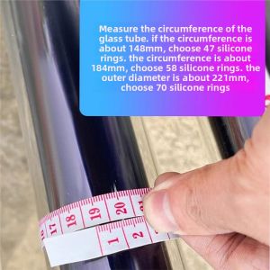 MONLEYTA | Solar Water Heater Silicone Seal Ring Waterproof Insulation Tube For Glass And Vacuum Insulation Tank Anti-Leakage