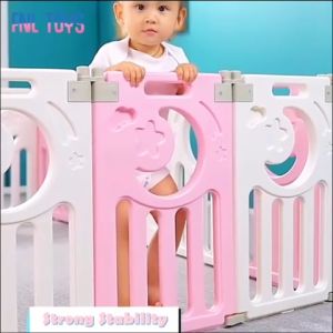 BIG PLAYFENCE STAR FENCE SOCCER  RING OCEAN BALLS and THICK playmat playpen fence play yard crib baby fence