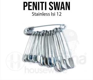 Peniti Steinless isi 24pc (2 renceng)