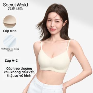 Secret World | Đồ Lót Hỗ Trợ Ngực Mỏng Không Hiển Thị Cho Ngực Nhỏ Ngăn Ngừa Sụp