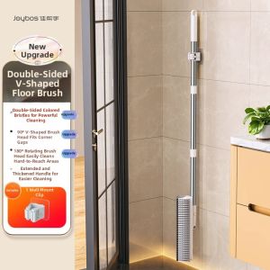 Joybos | Long Handle Floor Brush for Bathroom and Toilet Cleaning
