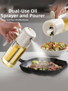 No-drip Anti-leak Spray-and-Pour Oil Bottle