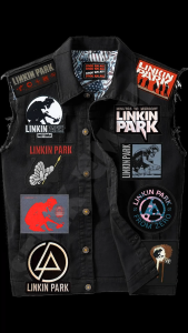 LINKIN PARK II -inspired Printed Iron-On DIY Patches for Jacket Decoration. Features 2026 patches with band logos and album art. Suitable for customizing denim jackets. Ideal for rock music enthusiasts.
