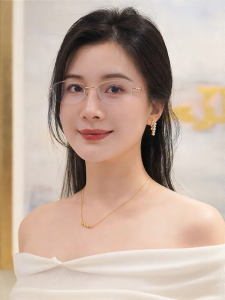 lashion | Stylish Small Semi-frame Glasses for Women Prescription Ready
