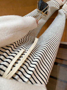 กางเกงขายาวทรงหลวมเอวสูงสำหรับผู้หญิง กางเกงขายาวทรงตรงมีกระเป๋าสำหรับใส่ไปทำงานในฤดูใบไม้ร่วงและฤดูหนาว