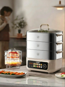 Supor | Multi Function Stainless Steel 3 Layers Electric Steamer