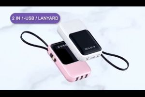 Hester Lima tahun garansi 100% asli original Power Bank 20000 mAh ori robot 2023 Terbaik 3 built-in cables 1 USB port for fast charging durable fast charger HP super large capacity Kepala external battery for all smartphone handphone cable