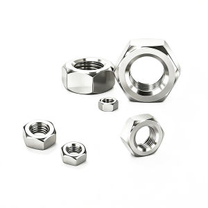 Đai Ốc Khóa Hình Lục Giác Theo Hệ Mét DIN934 A2-70 Chốt Bằng Thép Không Gỉ 304 Sáu Cạnh M1.2-M30 Để Gia Công Kim Loại
