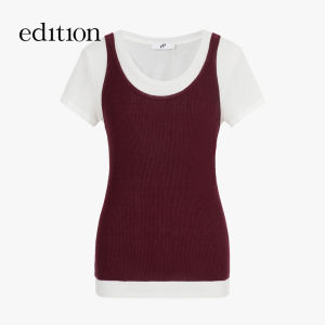 edition | New Knit Vest T-Shirt Set