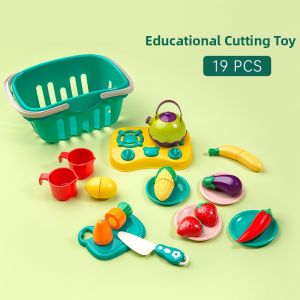 beiens | Kitchen Playset for Cutting and Cooking Vegetables