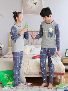 New Teenage Pajamas Clothes Cotton Sets Girls Boys Sleepwear Winter Animal Childrens Pyjamas Set for Kids 10 12 14 16 18 Years