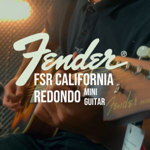 Fender California Redondo 3/4 36inch Mini Steel Strings Acoustic Guitar w/Bag Sunburst