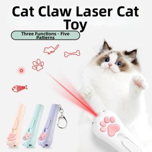 HUIYANGXU | USB Rechargeable Pattern Switching Purple Light Cat Urine Detection White Light Lighting Laser Toy