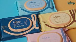beleap Biodegradable MakeUp Removal Wet Wipe Tissue (6x 40s)- Extra Large Extra Thick