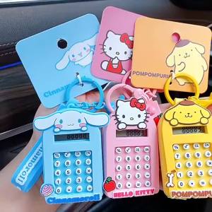 Sanrio | Sanrio Hello Kitty Cinnamoroll My Melody Kuromi Móc Khóa Mặt Dây Chuyền Hoạt Hình Máy Tính Series Kawaii Anime Móc Khóa Dành Cho Người Hâm Mộ