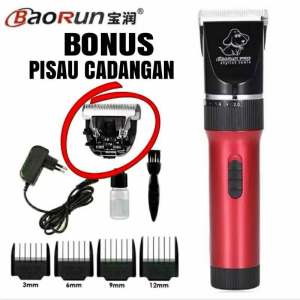 ORIGINAL BaoRun P7 Alat Cukur Bulu Hewan Elektrik Domba Anjing Kucing Kambing Binatang Bulu Tebal Tipis