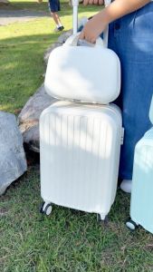 ⭐โปร1แถม1⭐ กระเป๋าเดินทาง 20นิ้ว + 13นิ้ว กระเป๋าเดินทางล้อลาก กระเป๋าขึ้นเครื่อง ใบลูกสามารถกถอดแยกได้ตามต้องการ 8ล้อคู่ หมุนได้ 360 องศา ประกัน1ปี*