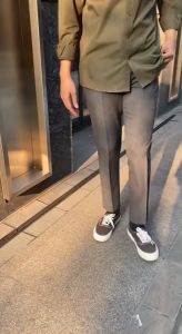 DILLCA Celana Kantor Slimfit Panjang Pria Polos Bahan Woll Model Slim-fit Kualitas Import Big Size