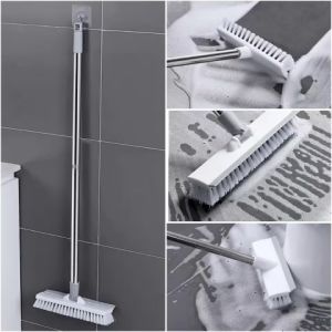 Chổi Chà Sàn Gạt Nước Quét Nhà Tắm Thông Minh 2 Trong 1 Với Kích Thước Kèo Dài 45 - 110cm Tiện Lợi LN5