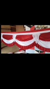 Bendera Background Merah Putih Hiasan Dinding Gedung Istana