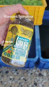 Akari Kura Pet Spirulina Pellet Warna & Makanan Pertumbuhan Kura Air
