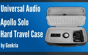 Geekria Audio Interface Carrying Case: A Hard Shell Travel Bag for Universal Audio Apollo Solo