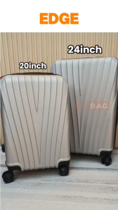 BIG BAG Edge 24"(ABS) Acrylonitrile Butadiene Styrene Luggage 24 Inch Cabin Luggage Bag Travel Suitcase Beg Bagasi Murah