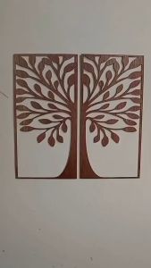 Hiasan Dinding Kayu Laser Cut Tree Panel Pajangan Rumah Wall Decor Wood Aesthetic