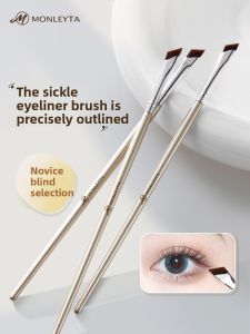 MONLEYTA | Affordable Makeup Brush Eyeliner Shadow Blade Angle Eyeshadow Concealer Under Eye Brow Detailing Flat Cheap Cosmetic Brush