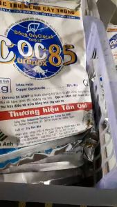 Thuốc trừ bệnh Coc 85 Gói 100g Cóc 85 thuốc trừ bệnhCốc 85 gốc đồngC opper Oxychloride 85% w/W cóc85 Liên hệ mua hàng ở Vật Tư Nông Nghiệp AgriHG