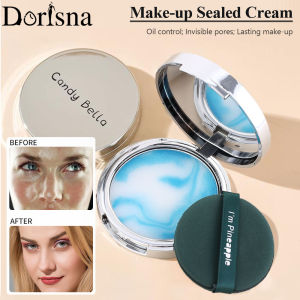 Dorisna Natural Make-up Setting Powder Smoothing Face Cream Long-lasting Oil Control Make-up Fnish Cream Cosmetics