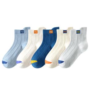 miiow | Catman Childrens Socks Boys Summer Thin Cotton Sports Socks Spring Autumn Mesh Boys Sporty Combed Cotton Casual Socks