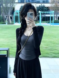 SHUQINGLAI | Sun Protection Ice Silk Knit Cardigan Light Weight Summer Wear