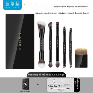 Lades | Bộ Cọ Trang Điểm Đôi Đầu Tiện Lợi 11 Cái