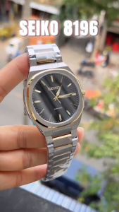 Đồng hồ nam ANBSHOP mặt mỏng SK 8196 dây thép kính sapphire size 41mm