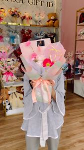 Buket Bunga Artificial & Kado Ulang Tahun Kreatif