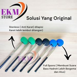 stik bas pemukul hadroh rebana stenlis anti karat