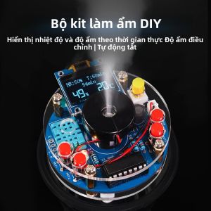 Bộ Tạo Độ Ẩm USB 5V Atomization DIY Với Màn Hình OLED Để Theo Dõi Nhiệt Độ Và Độ Ẩm Mô-đun Bảng Mạch Phun Điện Tử